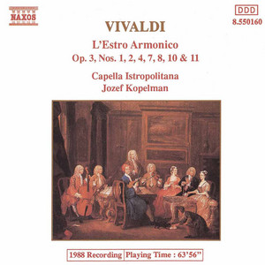 کاور آهنگ Concerto Grosso in G Minor, Op. 3, No. 2, RV 578: I. Adagio e spiccato - Allegro از Antonio Vivaldi