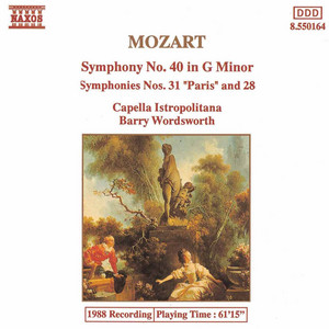 کاور آهنگ Symphony No. 40 in G Minor, K. 550: I. Allegro molto از Wolfgang Amadeus Mozart