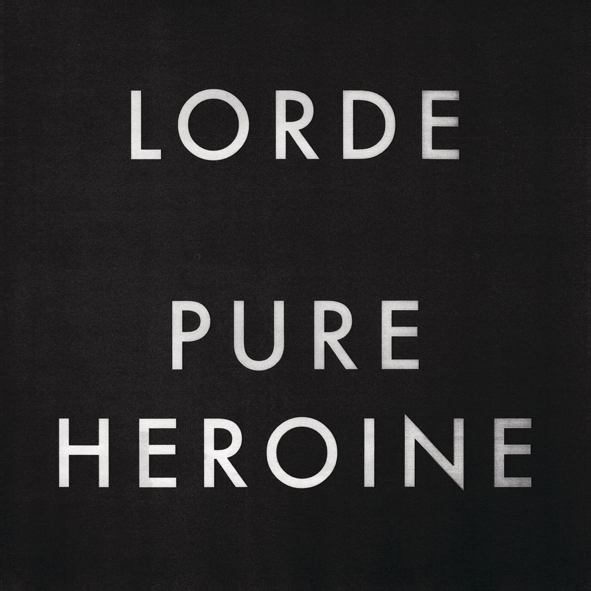 کاور آلبوم Pure Heroine