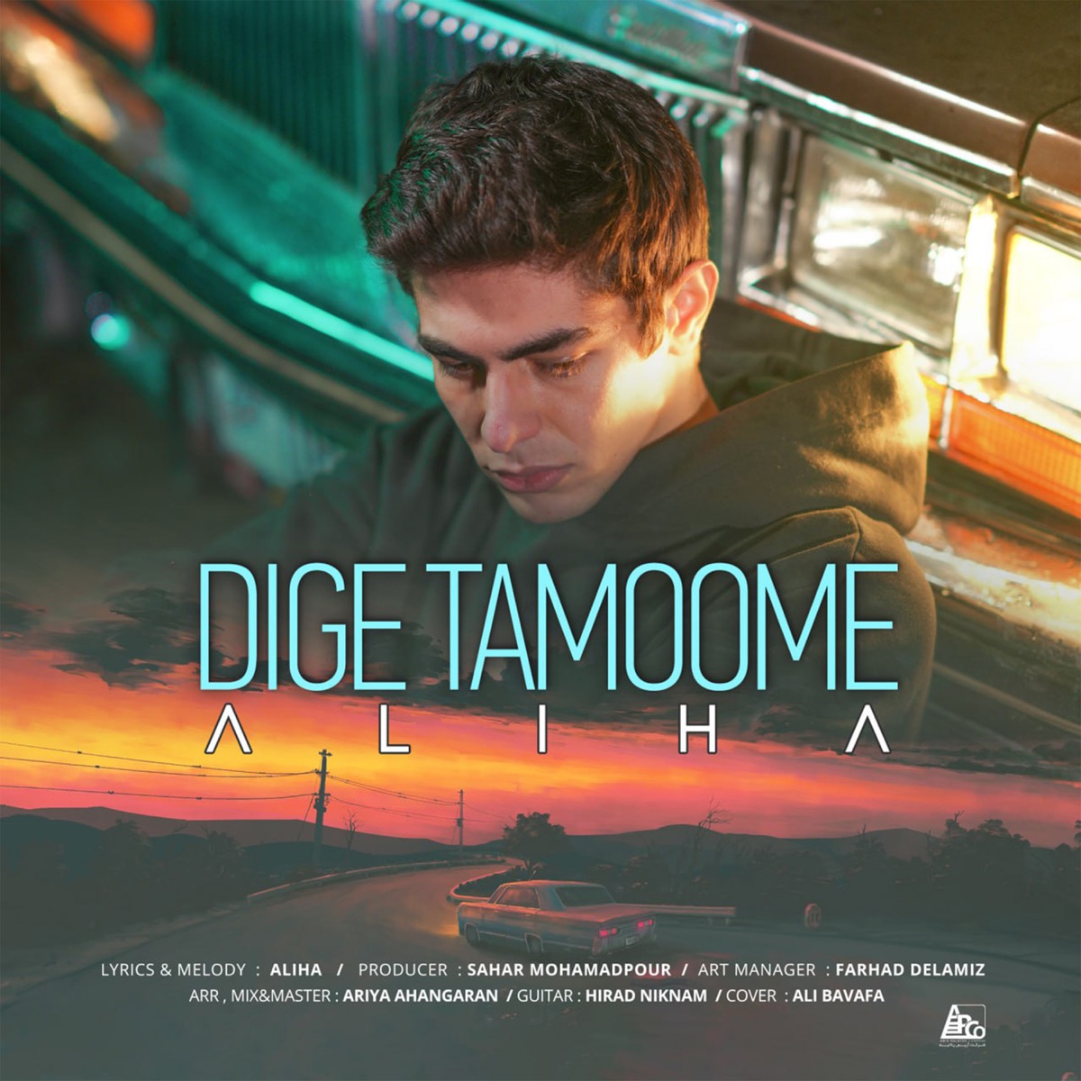 کاور آهنگ Dige Tamoome از Aliha